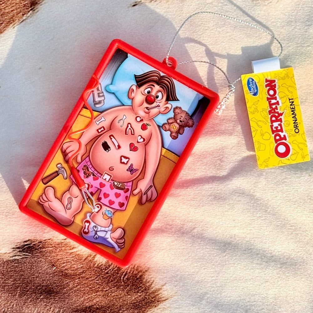 Hasbro Gaming Operation Ornament - NWT